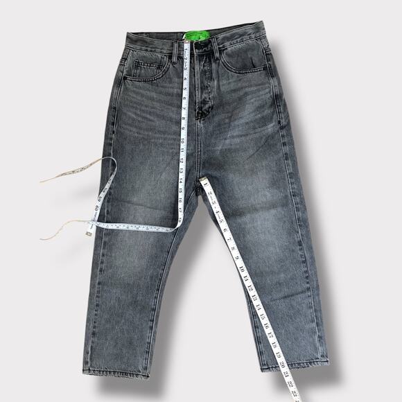 NWT Sandrine Rose The Virgin Label Straight Harem Leg Jeans Silver Womens 24 - Picture 4 of 5